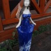 Ceramiczna anielica w gwieździstej sukni 